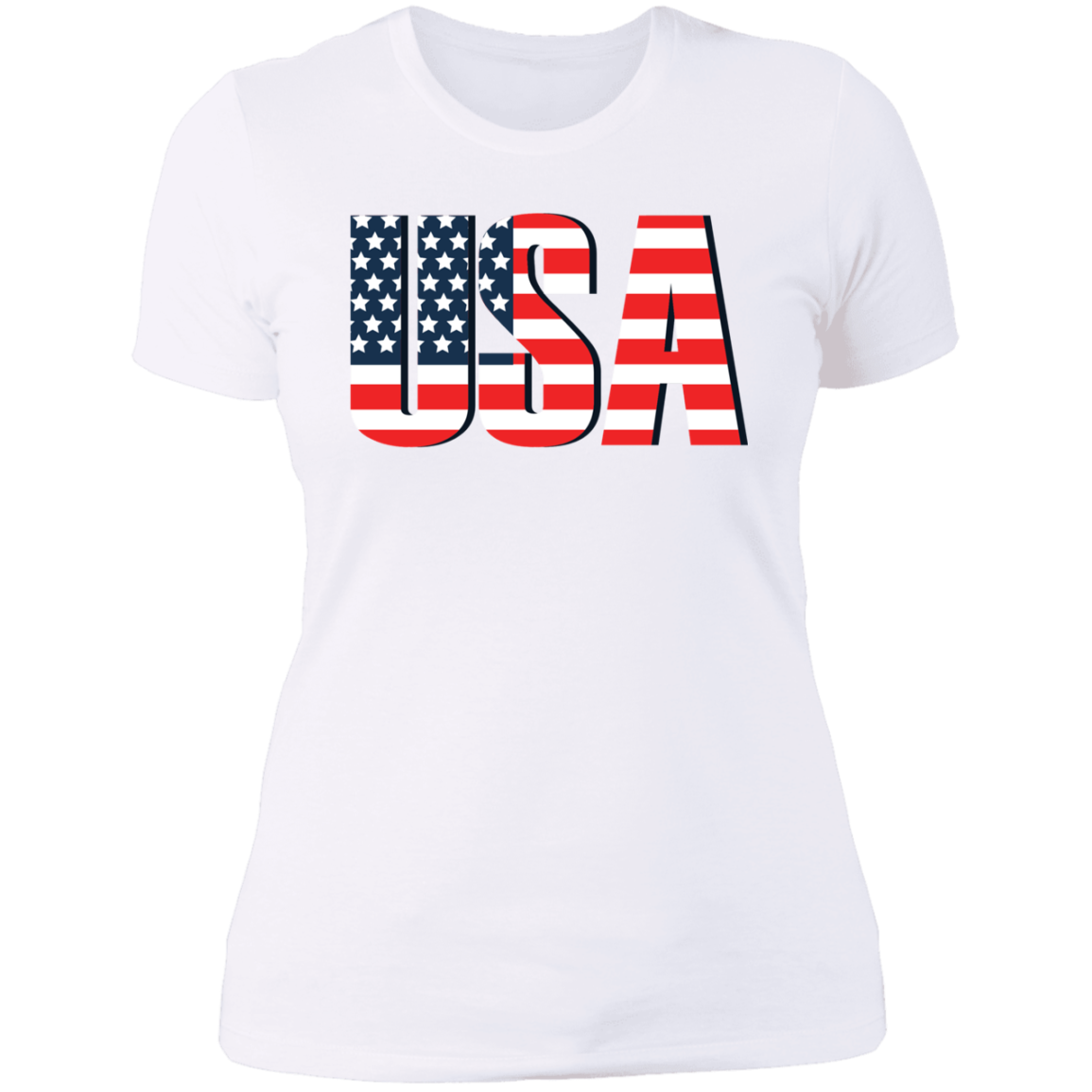 USA Ladies' Boyfriend T-Shirt