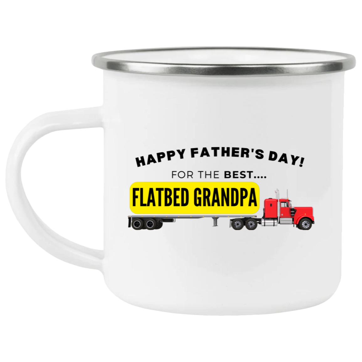 Father's Day Enamel Camping Mug