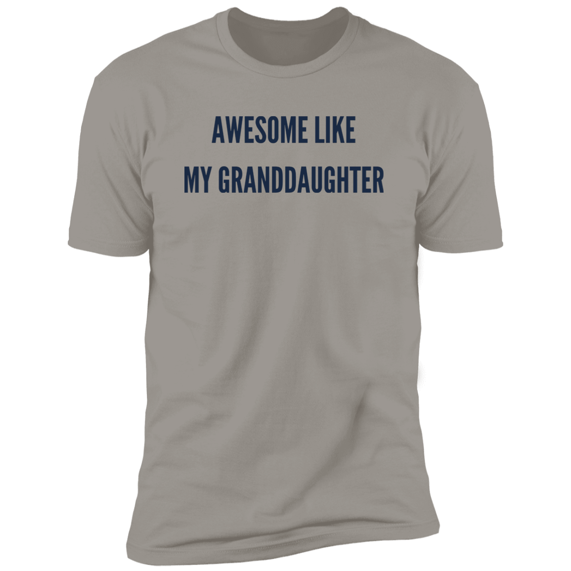 Aweson like my Granddaugther Premium Short Sleeve T-Shirt