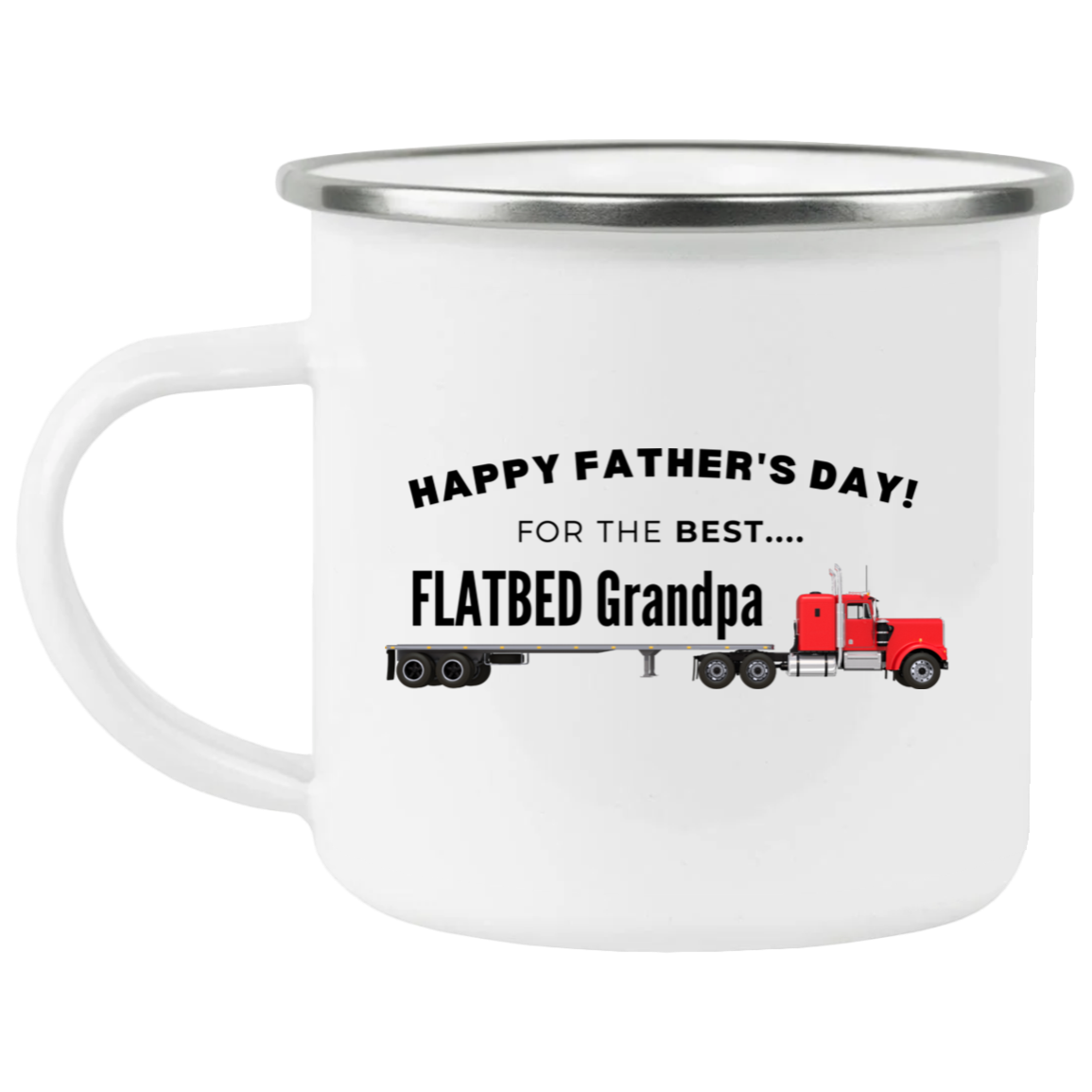 Father's Day Enamel Camping Mug