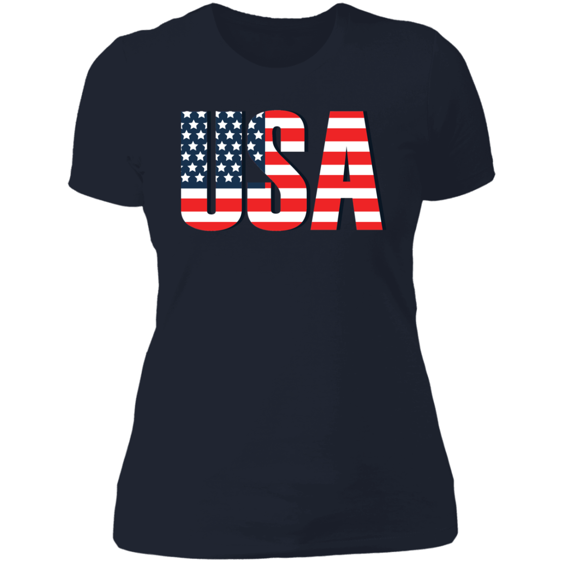 USA Ladies' Boyfriend T-Shirt