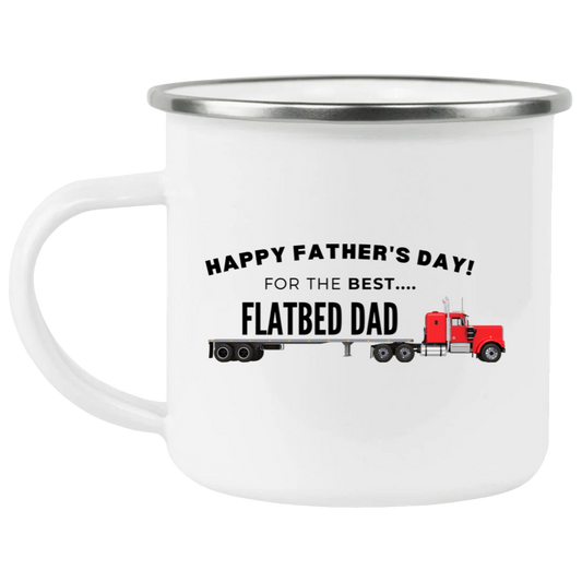 Father' s Day Enamel Camping Mug