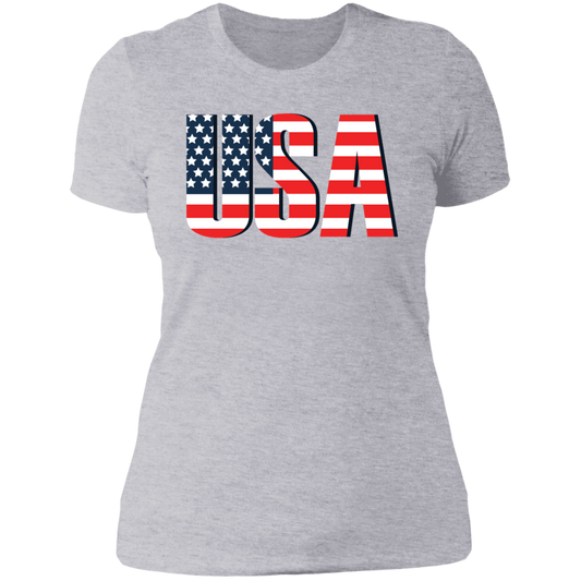 USA Ladies' Boyfriend T-Shirt